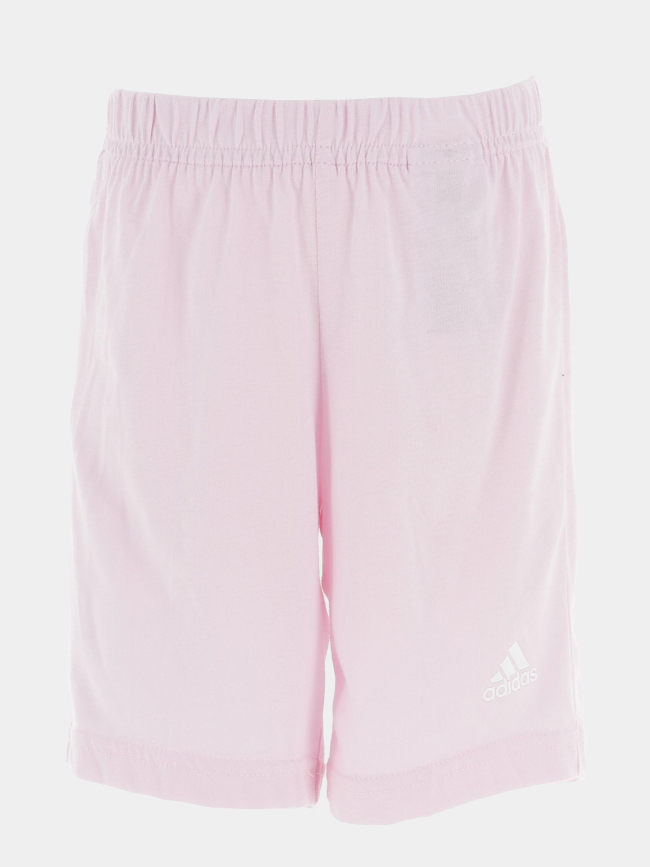 Ensemble t-shirt short rose fille - Adidas