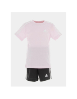 Ensemble sport t-shirt short rose fille - Adidas