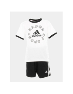 Ensemble t-shirt short blanc garçon - Adidas