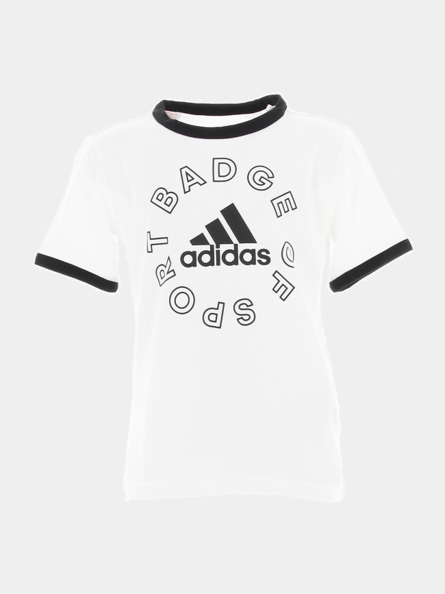 Ensemble t-shirt short blanc garçon - Adidas