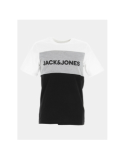 T-shirt logo block noir homme - Jack & Jones