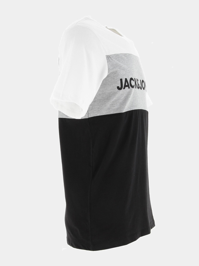 T-shirt logo block noir homme - Jack & Jones