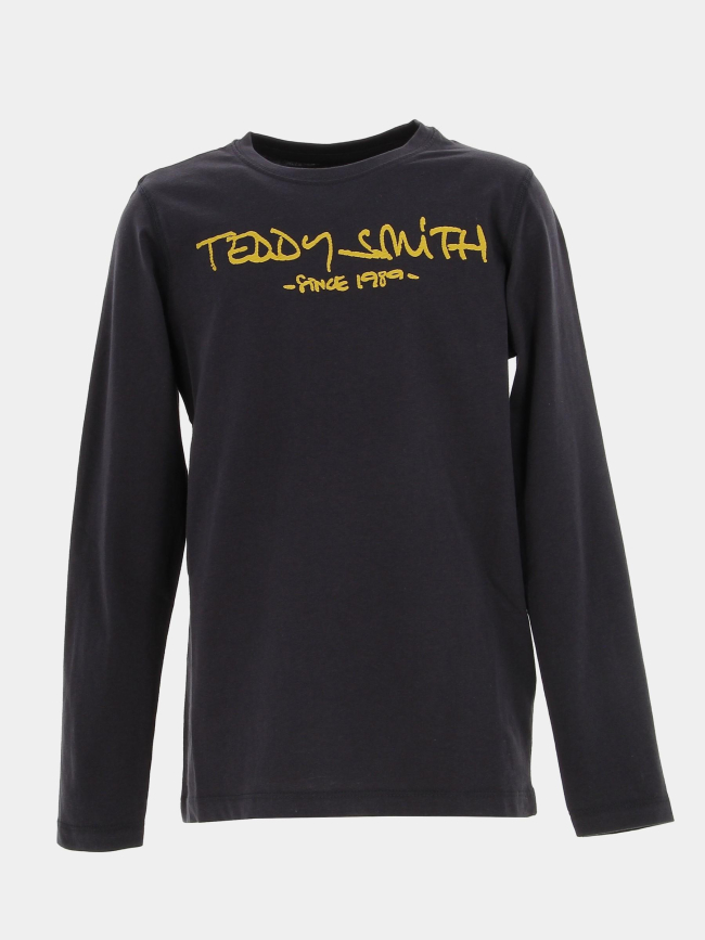 T-shirt manches longues ticlass marine garçon - Teddy Smith