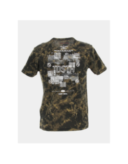 T-shirt dye kaki garçon - Teddy Smith