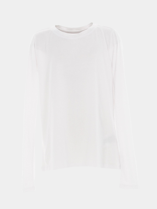 T-shirt manches longues ticia blanc fille - Teddy Smith
