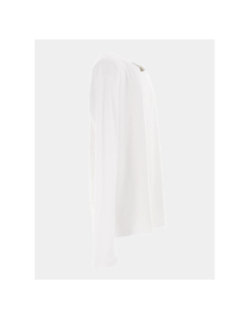 T-shirt manches longues ticia blanc fille - Teddy Smith