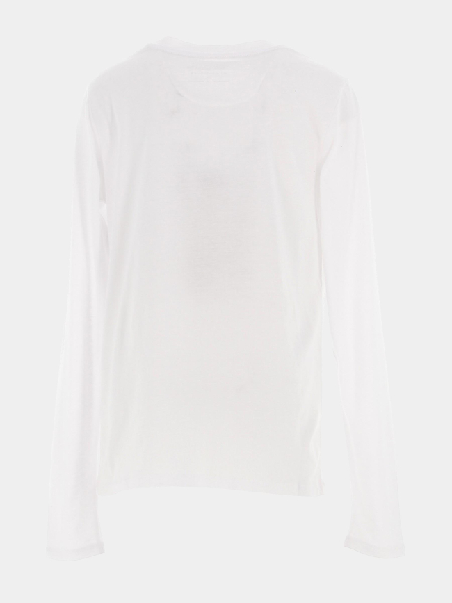 T-shirt manches longues ticia blanc fille - Teddy Smith