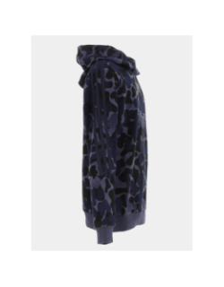 Sweat à capuche fi 3s camo bleu marine garçon - Adidas