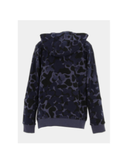 Sweat à capuche fi 3s camo bleu marine garçon - Adidas