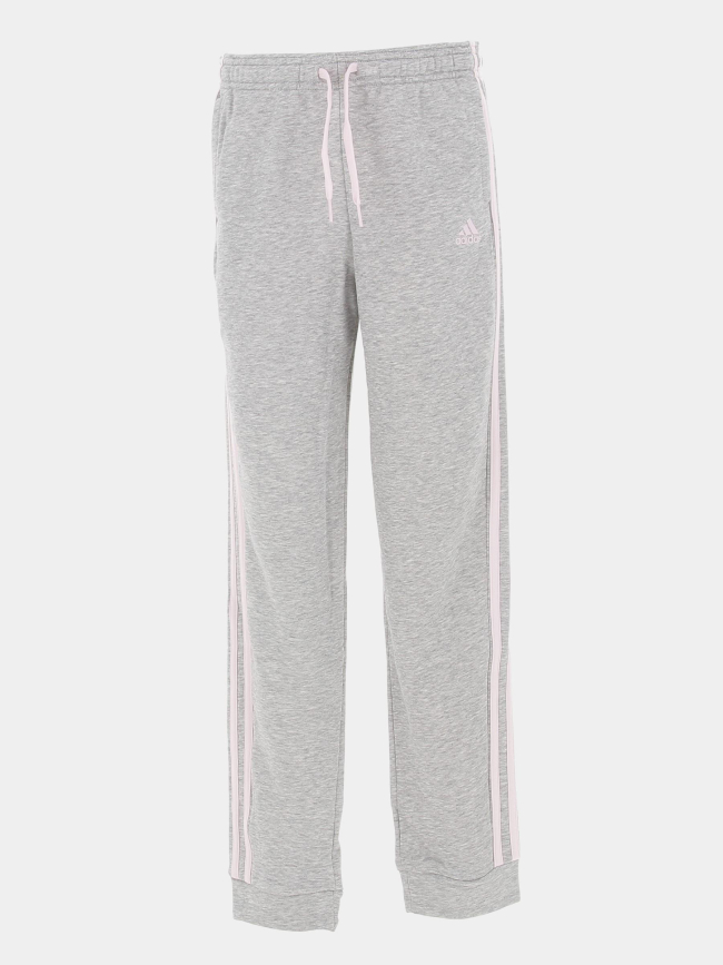 Jogging de sport 3 bandes gris /rose fille - Adidas