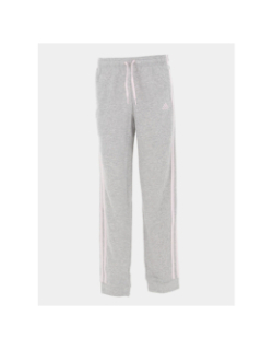 Jogging de sport 3 bandes gris /rose fille - Adidas