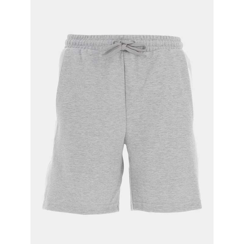 Short de sport 3 bandes gris homme - Adidas