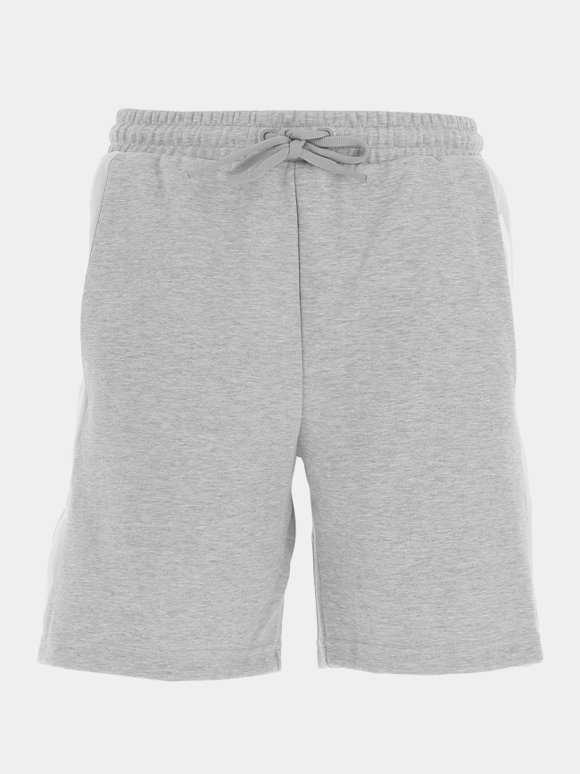 Short de sport 3 bandes gris homme - Adidas
