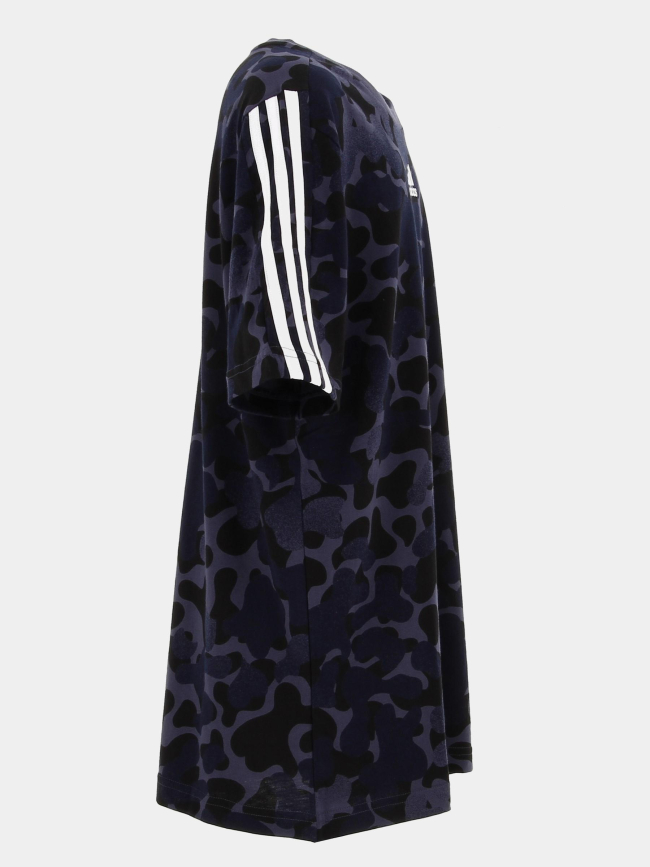 T-shirt b fi 3s camo bleu marine garçon - Adidas