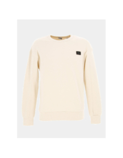 Sweat classic crew beige homme - Jack & Jones