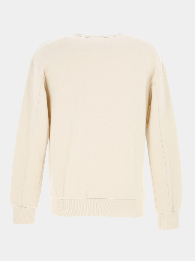 Sweat classic crew beige homme - Jack & Jones