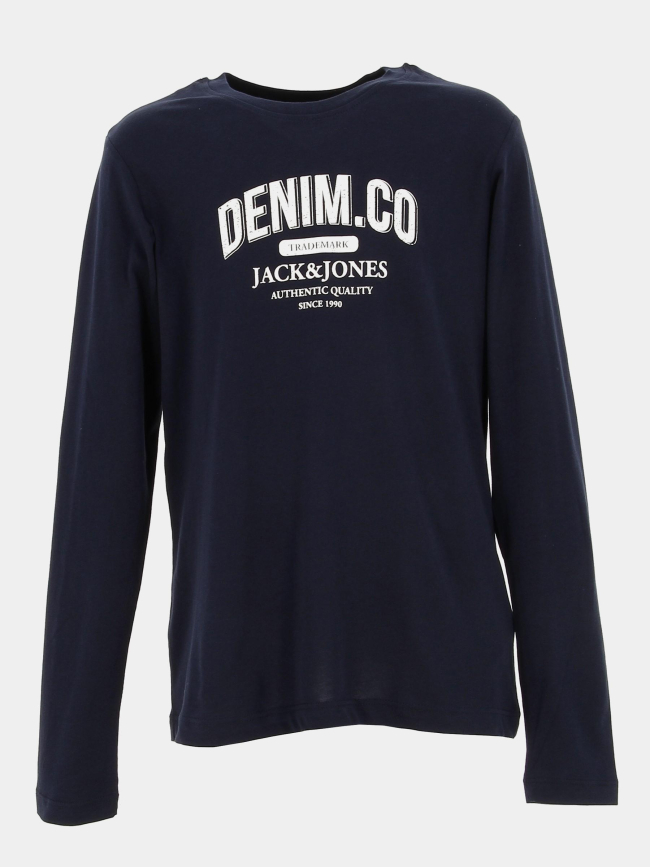 T-shirt manches longues bleu garçon - Jack & Jones