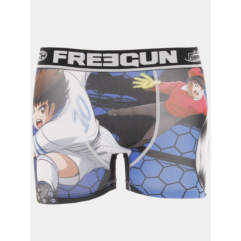 Boxer captain tsubasa bleu marine homme - Freegun