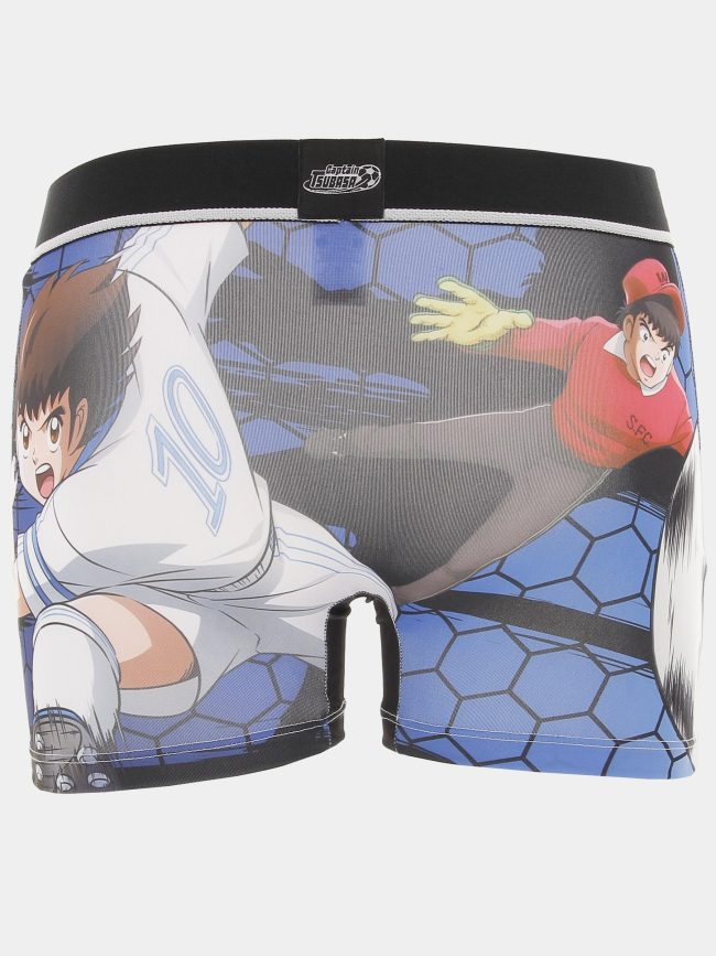 Boxer captain tsubasa bleu marine homme - Freegun