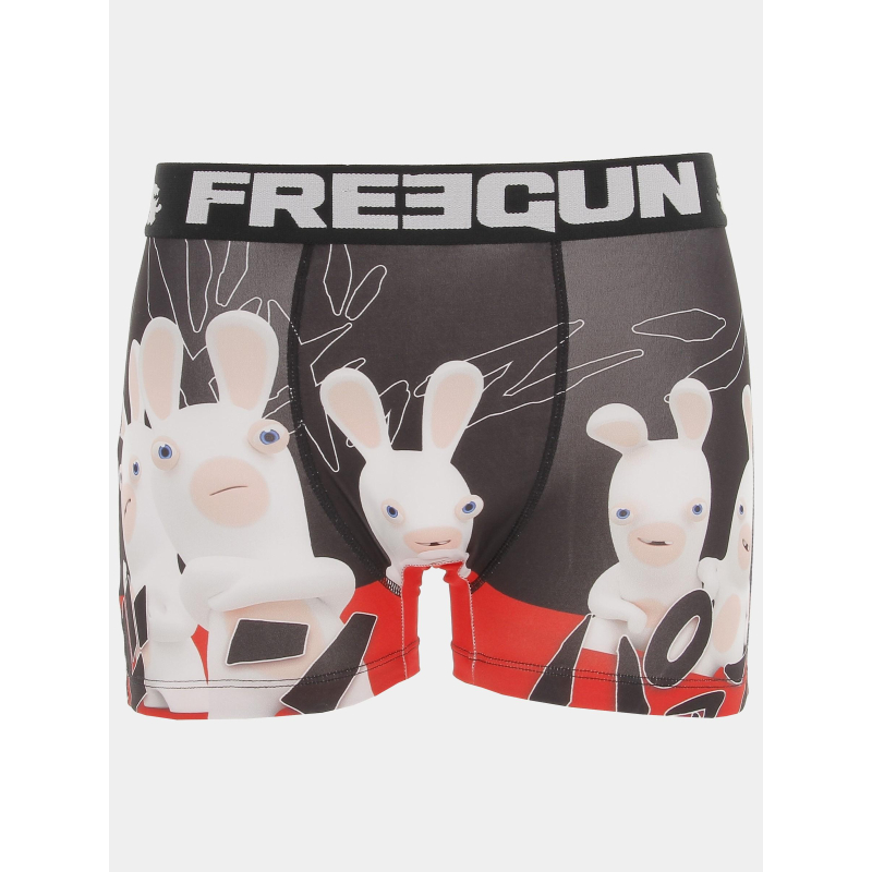 Boxer lapins crétins noir homme - Freegun