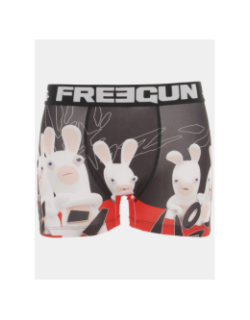 Boxer lapins crétins noir homme - Freegun