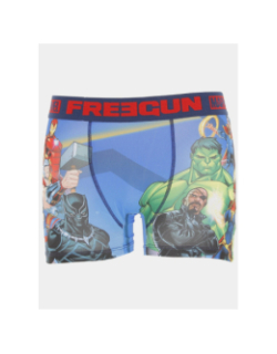 Boxer marvel bleu homme - Freegun