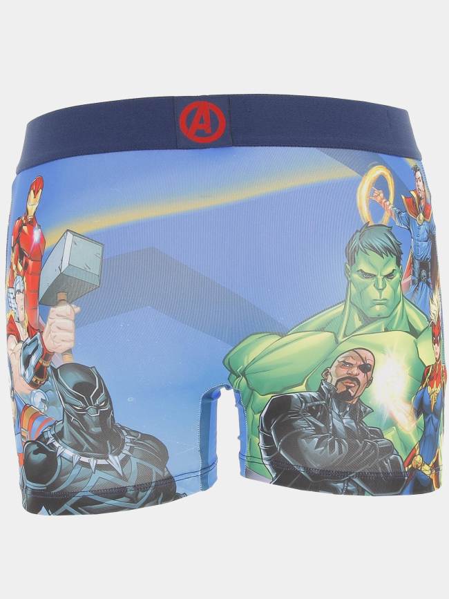 Boxer marvel bleu homme - Freegun