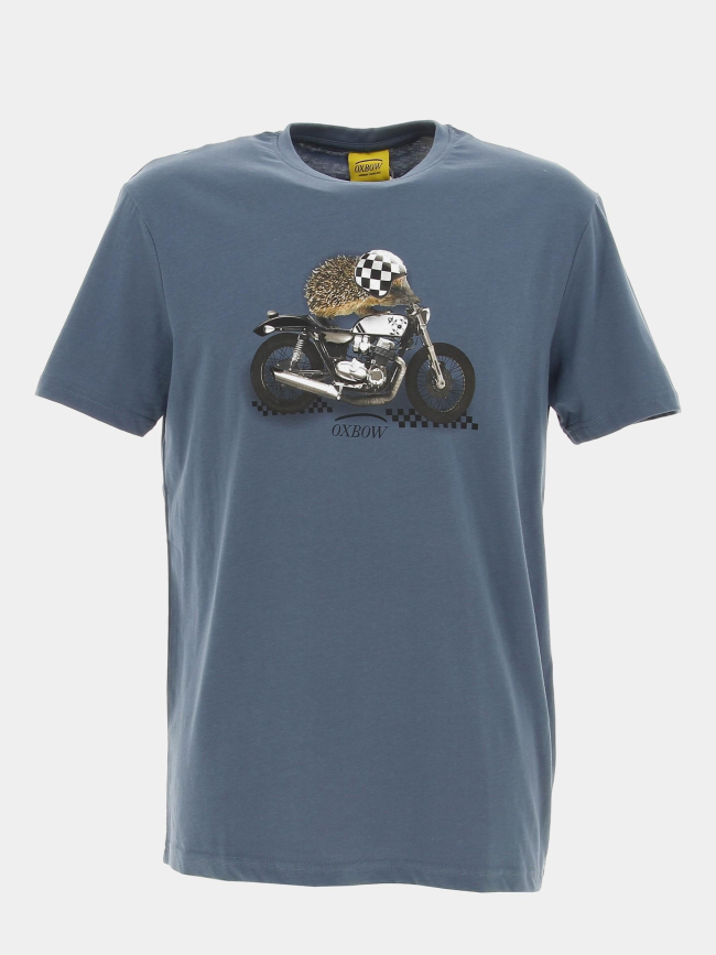 T-shirt graphique bleu homme - Oxbow