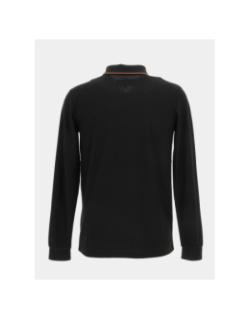 Polo manches longues gaclong noir homme - Benson & Cherry