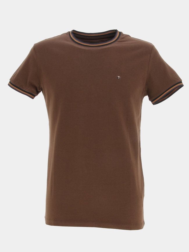 T-shirt classic uni marron homme - Benson & Cherry