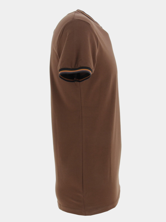 T-shirt classic uni marron homme - Benson & Cherry