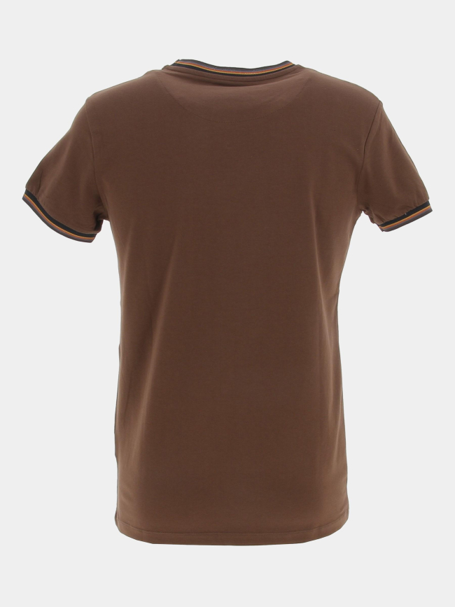 T-shirt classic uni marron homme - Benson & Cherry