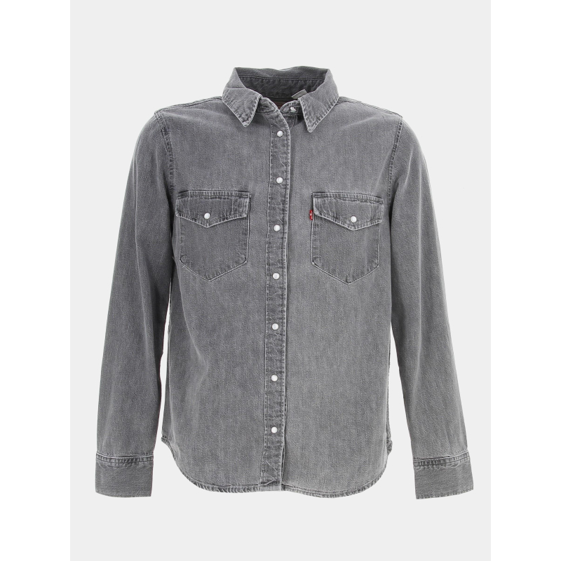 Chemise en jean essential western gris femme - Levi's