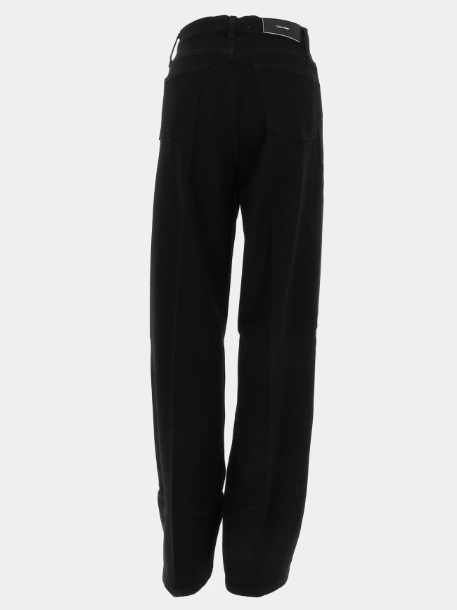 Jean wide leg noir femme - Calvin Klein