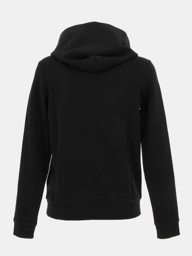 Sweat à capuche zip micro logo noir femme - Calvin Klein