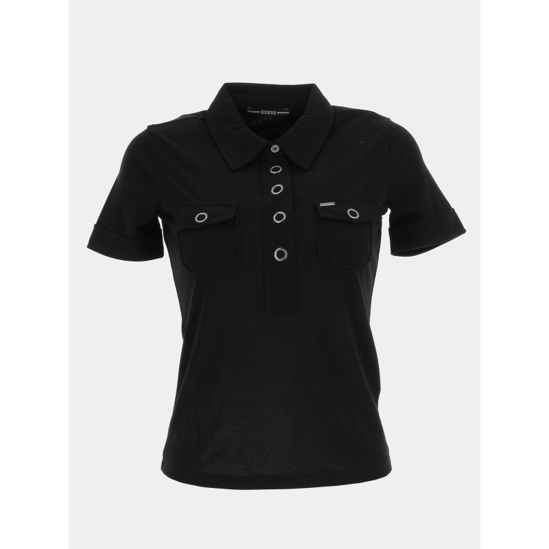 Polo elodie noir femme - Guess