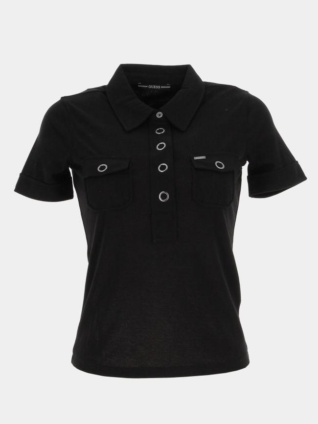 Polo elodie noir femme - Guess