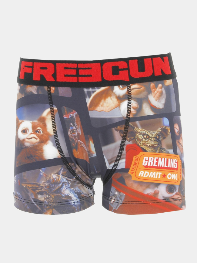 Boxer gremlins noir garçon - Freegun