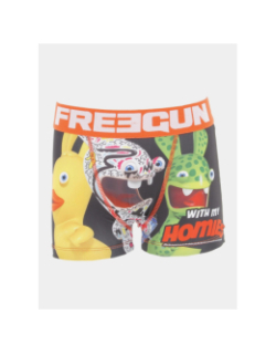 Boxer lapins crétins multicolore garçon - Freegun