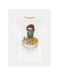 T-shirt tellson blanc homme - Jack & Jones