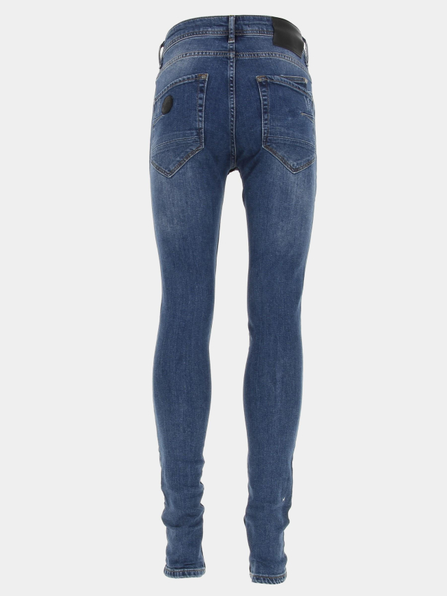 Jean skinny effet usé bleu homme - Project X Paris