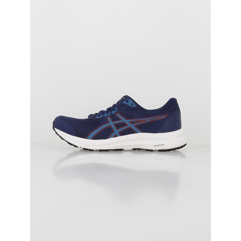 Baskets de running gel contend 8 bleu marine homme - Asics