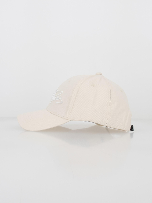 Casquette ajustable brodée full logo beige - Project X Paris