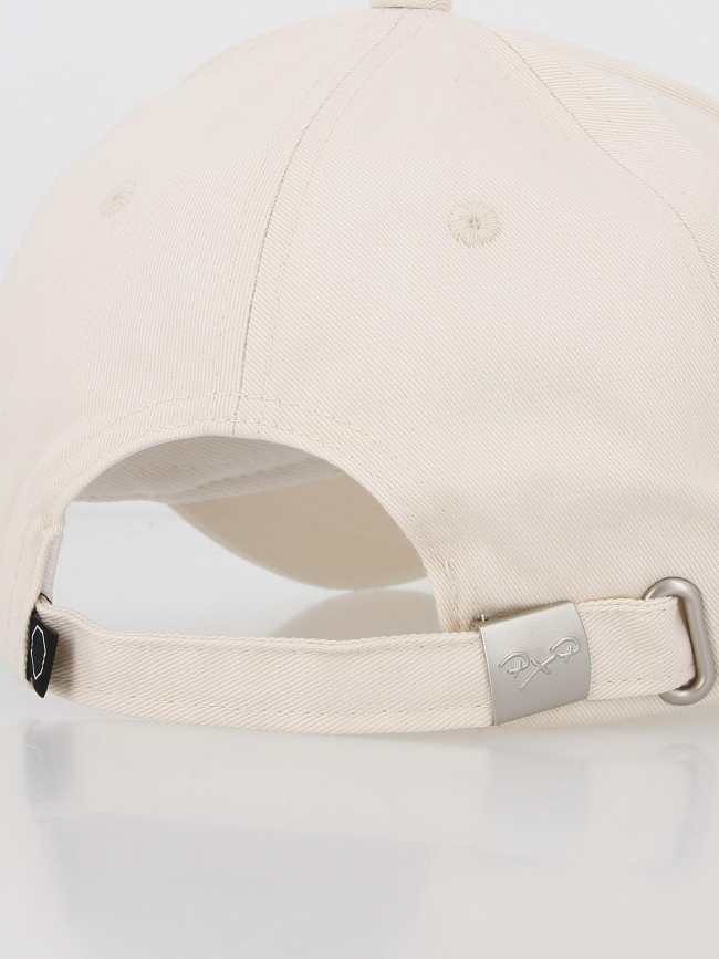 Casquette ajustable brodée full logo beige - Project X Paris