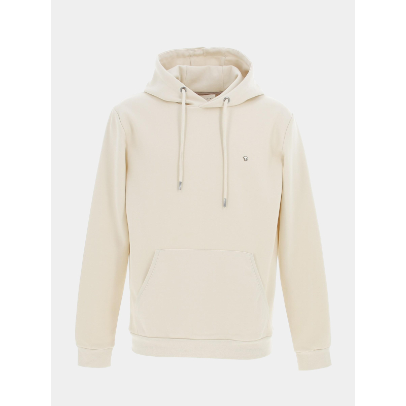 Sweat à capuche steele classique beige homme - Benson & Cherry