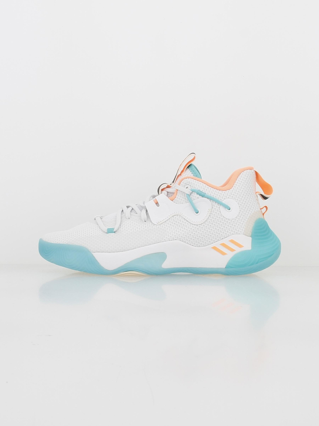 Chaussures de basketball harden stepback 3 blanc - Adidas