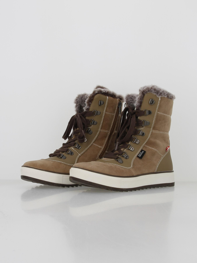 Bottes de neige conca camel femme - Alpes Vertigo