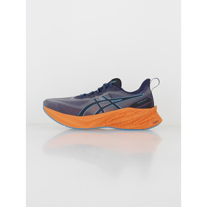 Chaussures de running novablast 3 le bleu orange homme - Asics