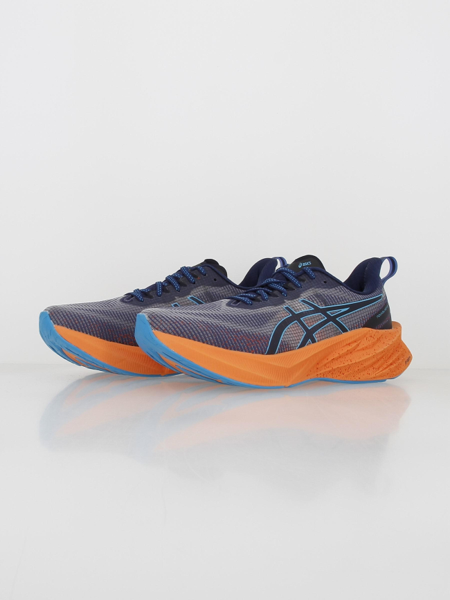 Chaussures de running novablast 3 le bleu orange homme - Asics