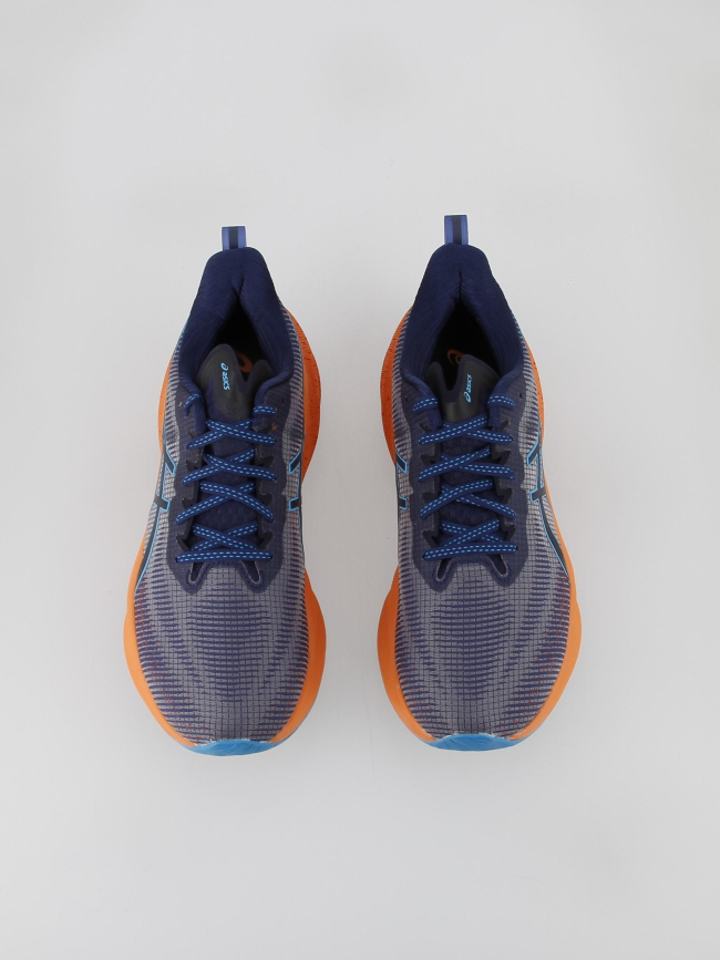 Chaussures de running novablast 3 le bleu orange homme - Asics